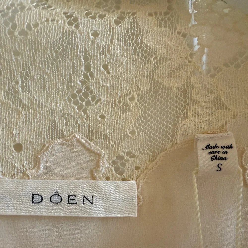 NWT! Doen VIVIANE TOP IN CANDLELIGHT in size S - Picture 3 of 7